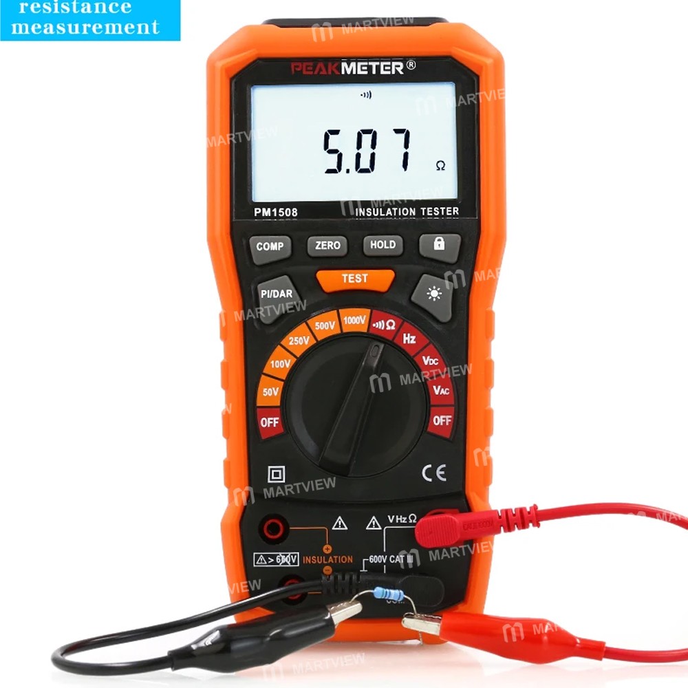 peakmeter pm1508-handheld-100g-high-precision-insulation-resistance-tester-15
