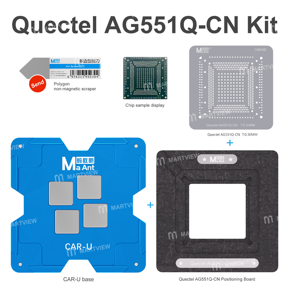 maant car-u-new-energy-vehicles-cpu-comprehensive-bga-reballing-stencil-tin-plating-platform-set-8