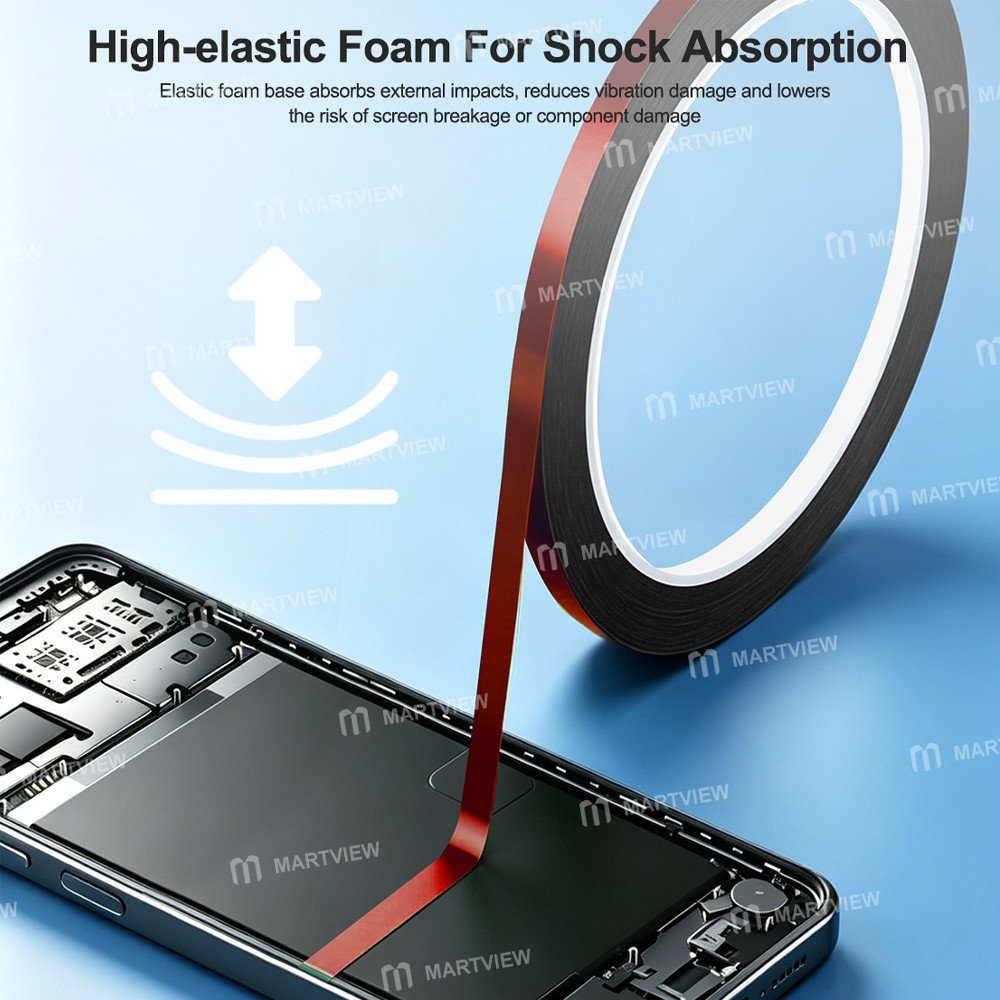 relife hx2-10m-red-film-black-foam-double-sided-tape-for-mobile-phone-screen-sealing-repair-6