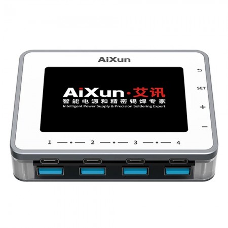 Aixun PF26 260W USB QC 3.0 Intelligent Digital Display Multi-channel Fast Charger