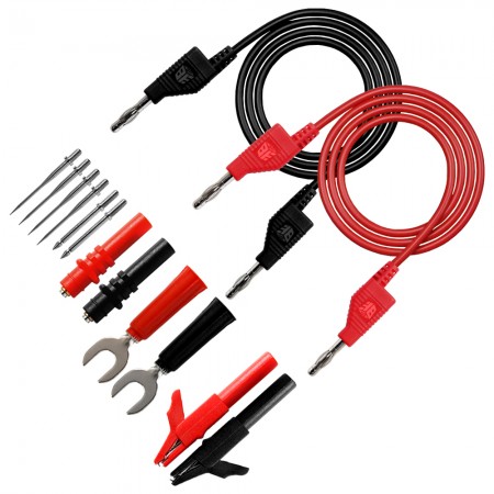 BST-080-JP 14-in-1 2000V / 20A Assembled Stacked Banana Plug Test Line Set