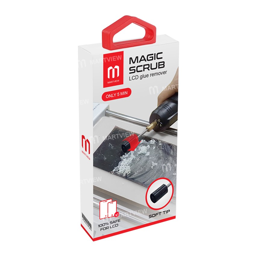 Martview Magic Scrub LCD Glue Remover with Electric Glue Remover Machine - 100% Safe For LCD - Malay