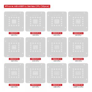 IP A8-A18 Pro CPU 12pcs Stencil Only