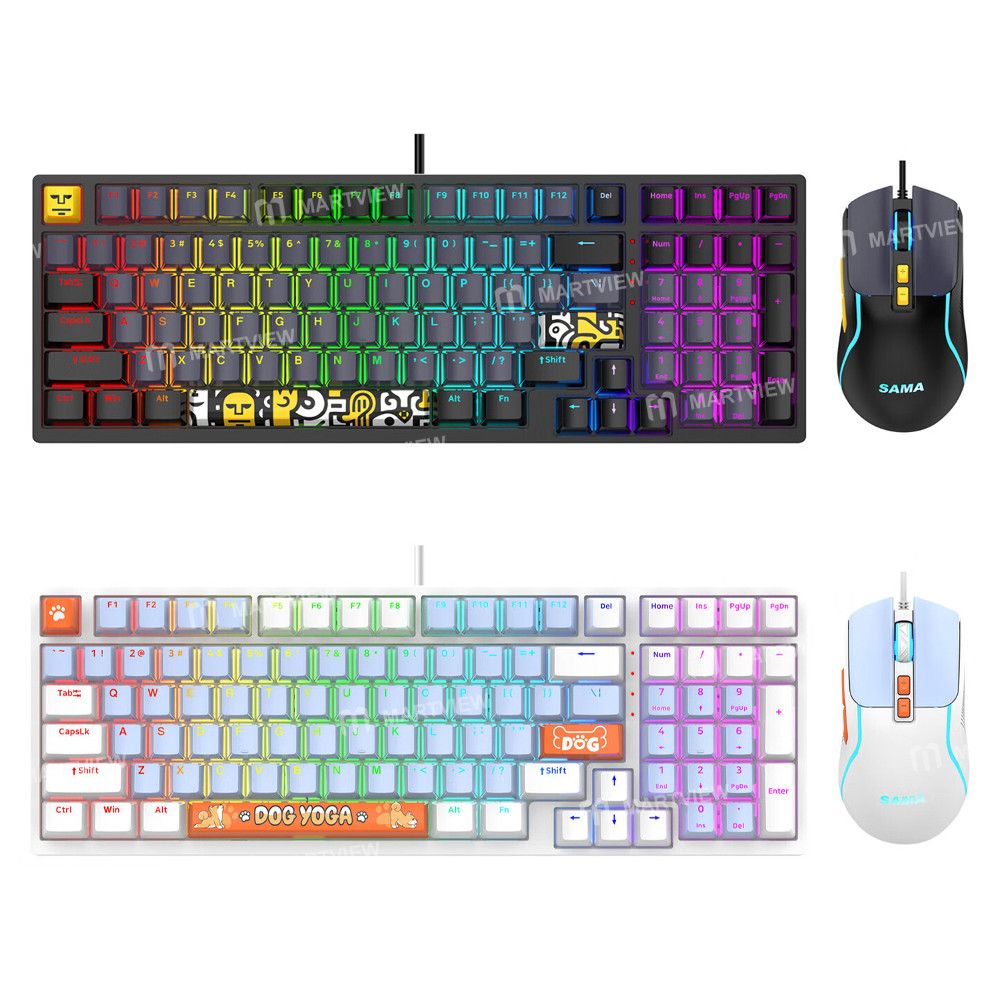 sama gw3000-7d-function-keys-4-stage-dpi-rgb-mechanical-switch-keyboard-with-mixed-colors-1