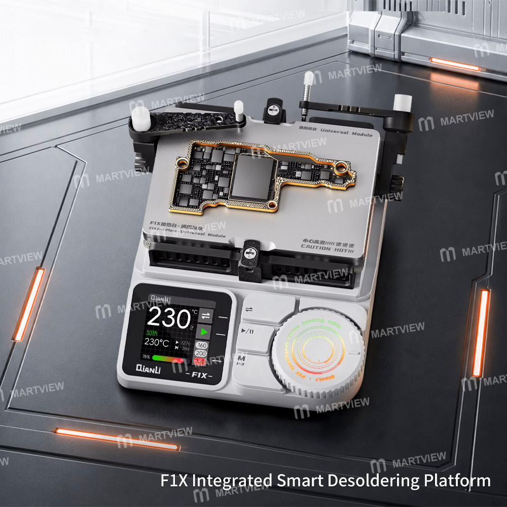 qianli f1x-smart-curved-heating-desoldering-platform-for-iphone-x-to-17pro-max-motherboard-layering-