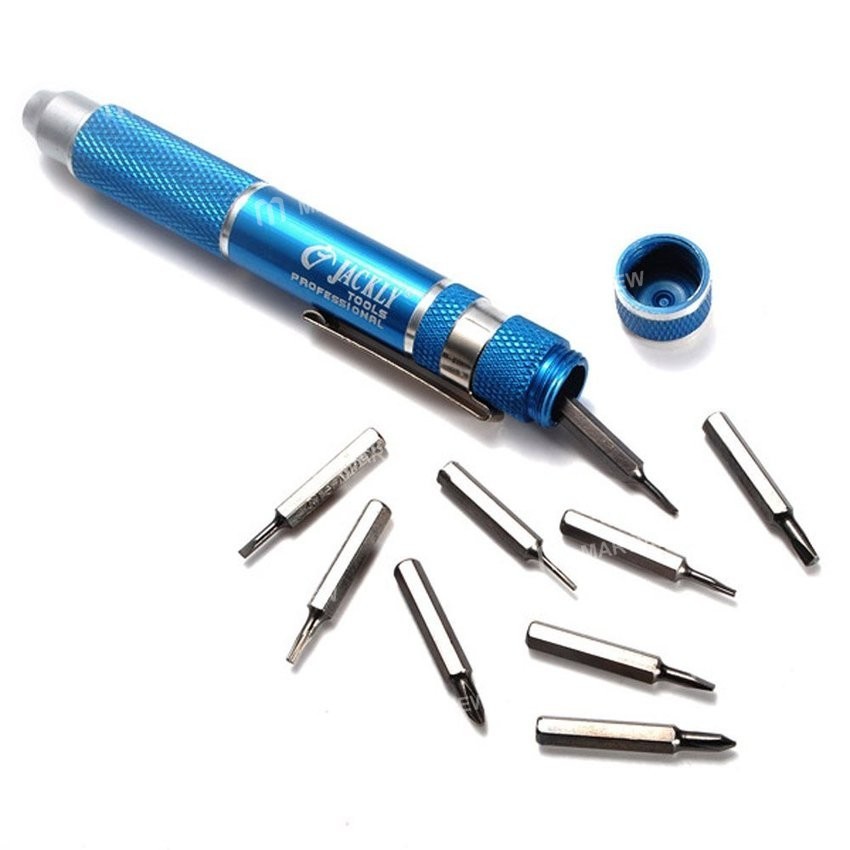 JACKLY JK-8809B (9 in 1) Mini Gadgets Electric Repair Tools Pen