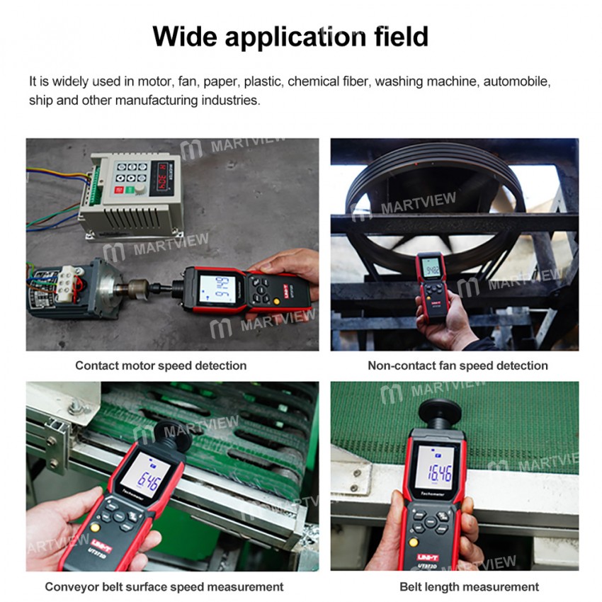 UNI-T UT372D 2-in-1 Contact & Non-Contact Laser Digital RPM