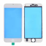 Replacement touch screen digitizer outer glass lens with bezel frame pre assembled for iPhone 6s plu