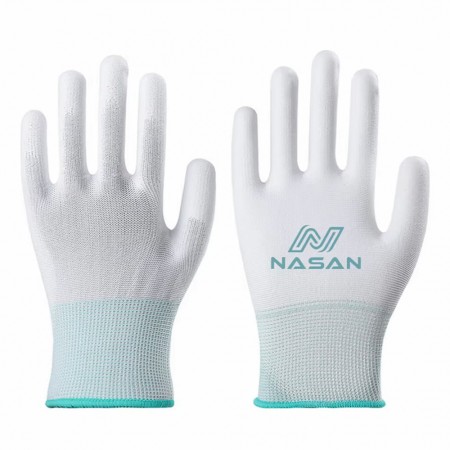 Nasan Anti-static Anti-skid Mobile Phone Repair Nylon Stretchy Protector Gloves - 12Pairs