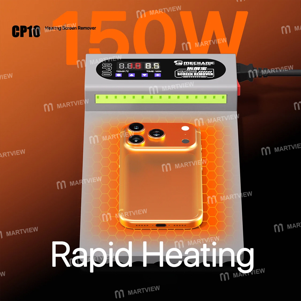 mechanic cp10-105-inch-screen-heating-separation-pad-with-dust-revealing-light-2