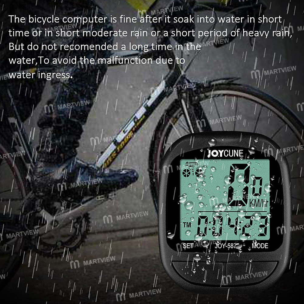 bike computer-bicycle-waterproof-wired-speedometer-7