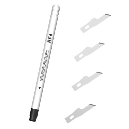 RF4 RF-HD12A 4-in-1 Disassembly Blades Set with Hnadle for PCB Glue Remover / Prying