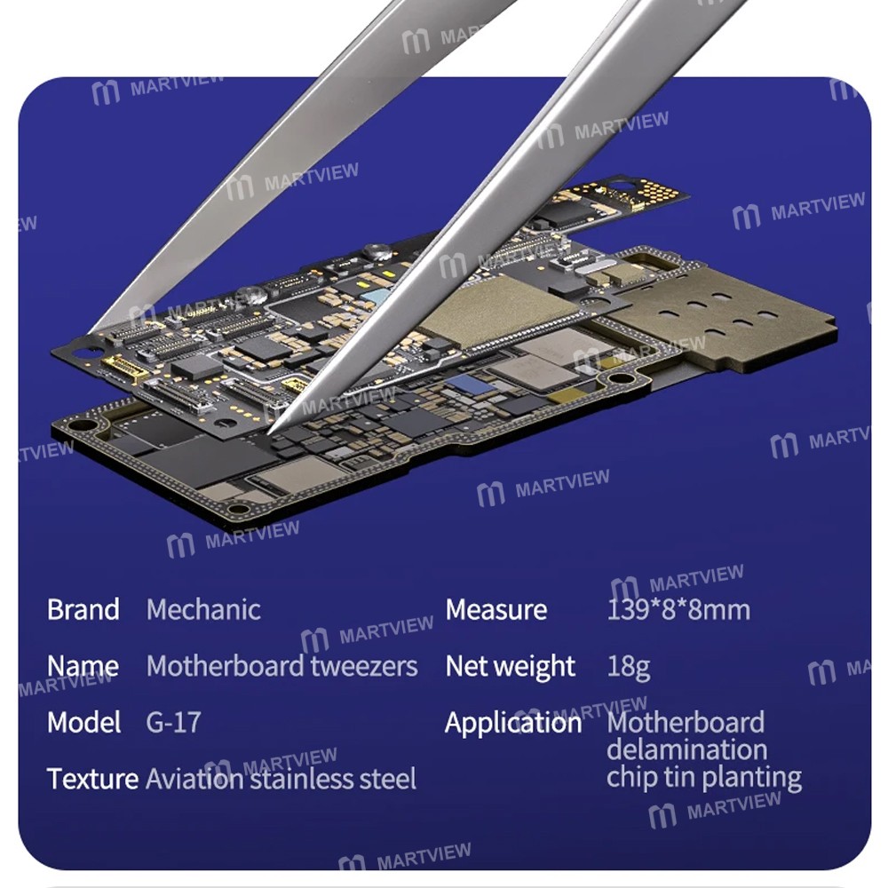 mechanic g-17-motherboard-layered-stainless-steel-tweezers-for-motherboard-bga-repair-9