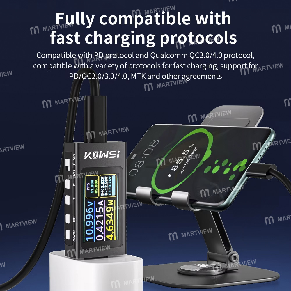 kws x1-type-c-multifunctional-voltage-current-power-meter-supports-ripple-testing-and-charging-proto