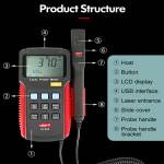 UNI-T UT385 Infrared Semiconductor Laser Power Analyzer for Precision Power Measurement