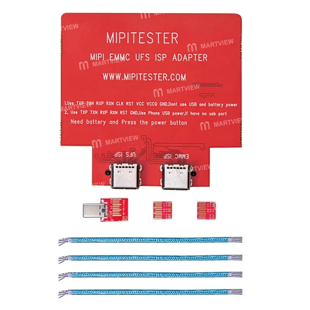 MiPiTester eMMC UFS ISP Adapter and EMMC UFS ISP Cable for MiPi Tester Box Mini / Gear 2