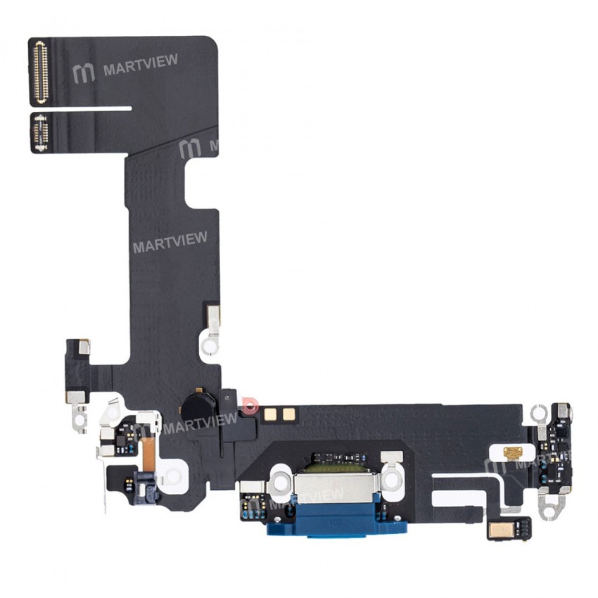 Replacement usb charging flex cable for iPhone 13 blue
