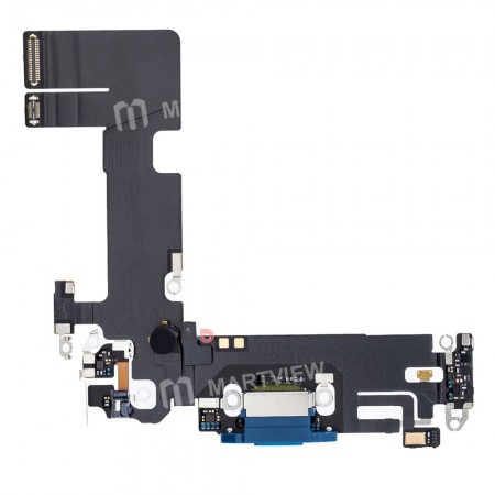 Replacement usb charging flex cable for iPhone 13 blue