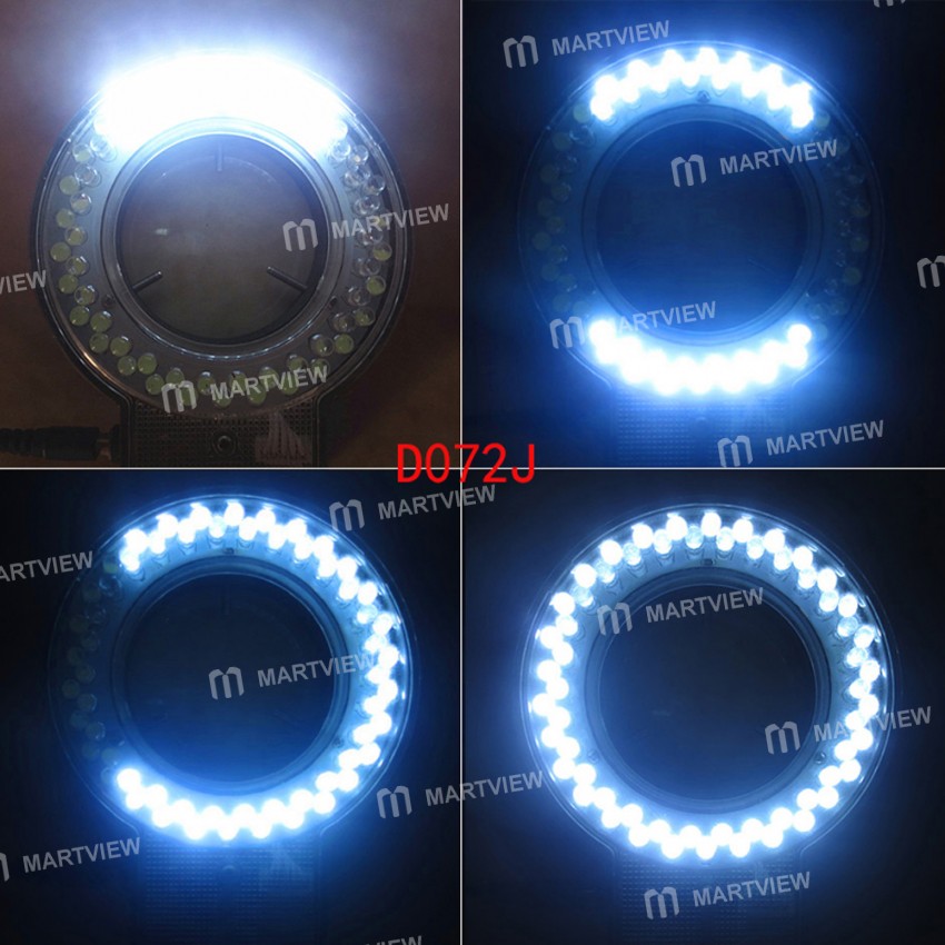 Kaisi 56 / 64 / 72 / 144 LED Adjustable Ring Illuminator Lamp for Stereo Zoom Microscope