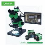 Relife RL-M3T 0.7-4.5X Trinocular HD Camera M-11 M-12 M-13 Stereo Microscope - Green