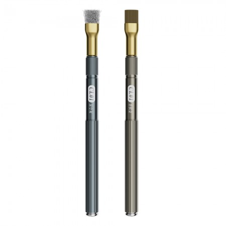i2C CL01 Pig Hair Brush + Steel Brush for Motherboard IC Debonding Glue Cleaning