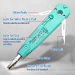 Pro'sKit CP-3141A Krone 110 Terminal Board Crimping Tool Network Cable Cutter with Lock