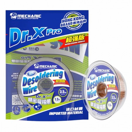 Mechanic Dr.X Pro 1.5M No-residue Precision Solder Wick for Motherboard BGA Repair - 10Pcs