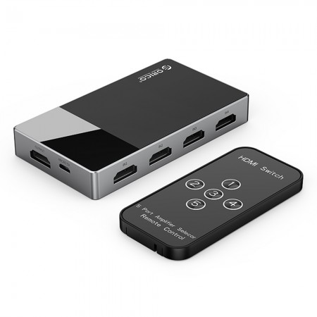 Orico HD Series HDMI-compatible 2.0 Switch Converter for TV / PS5 / Xbox / PC with IR Remote Control