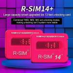 Replacement r sim 14 large capacity smart upgraded ios13 system quick sim unlock card