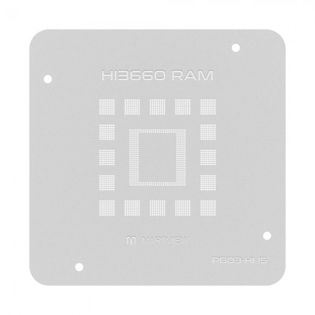 Martview RB03-HI15 CPU BGA Reballing Stencil for Huawei Hisilicon 960 HI3660 RAM