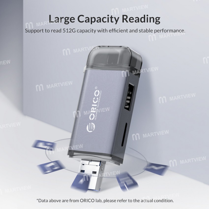 Orico 2CR61 / 3CR61 6-in-1 Portable Card Reader