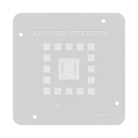 Martview RB03-MT5 CPU BGA Reballing Stencil for MTK Dimensity 900 / 1080 MT6877V
