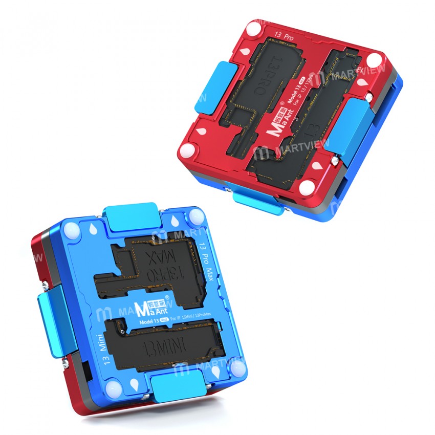 MaAnt FIX-13 4-in-1 Motherboard Layered Test Fixture for iPhone 13 / 13 Mini / 13 Pro / 13 Pro Max