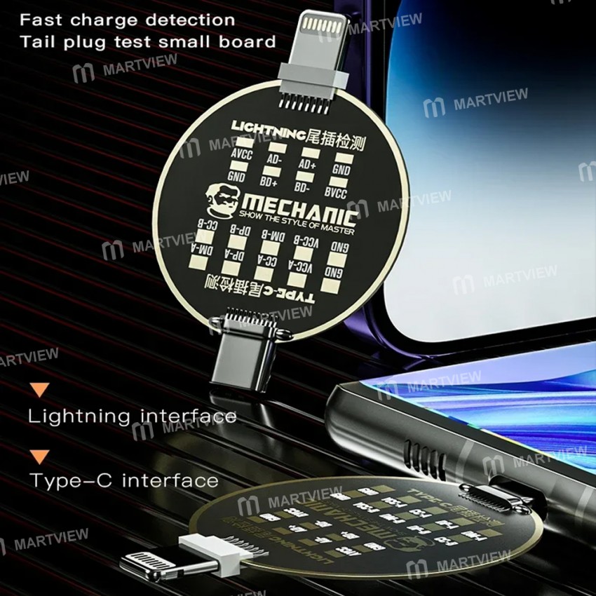 mechanic t810-non-remove-mobile-phone-tail-plug-test-board-6