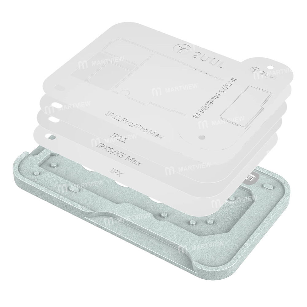 2uul bh41-middle-layer-bga-reballing-stencil-platform-set-for-iphone-x-xs-xsm-11-11p-11pm-1
