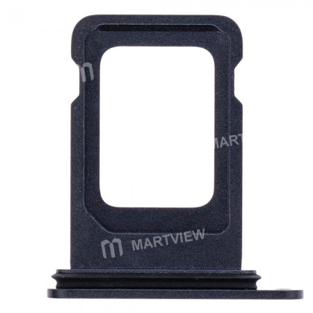 Replacement single sim card tray for iPhone 13 13 mini midnight