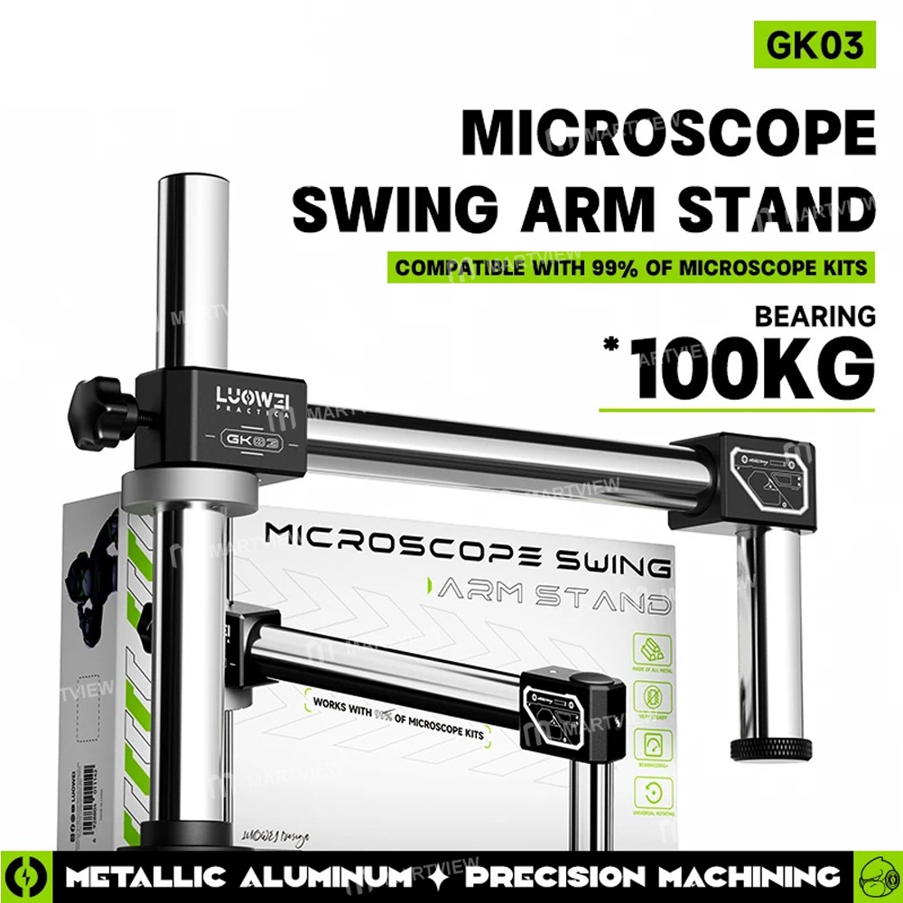 luowei lw-gk03-32mm-microscope-swing-arm-stand-compatible-with-99-of-microscopes-3