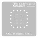 amaoe 012mm-airpods-pro3-8-in-1-power-bga-reballing-stencil