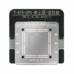 WL High-Quality A10 CPU Upper Tin Plate Steel Net BGA Reballing Stencil with Fixed Plate for iPhone