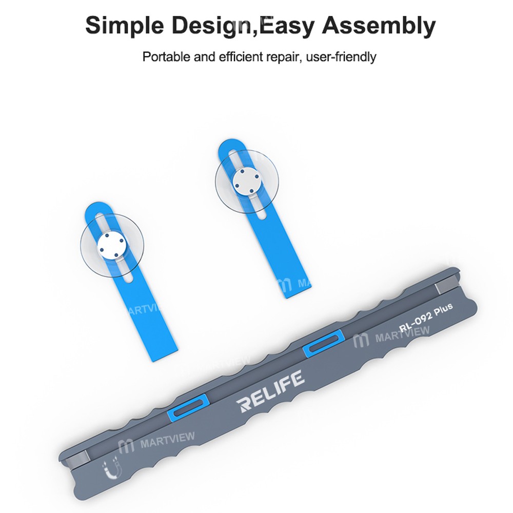 relife rl-092-plus-slide-rail-design-screen-removal-holder-for-mobile-phone-tablet-repair-11