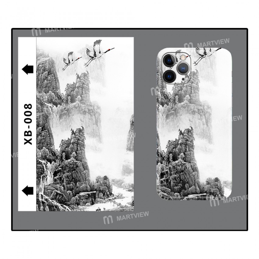 Universal 8inch Mobile Phone Animated Rainbow Color Back Film for Martview SP-01 Intelligent Cutting