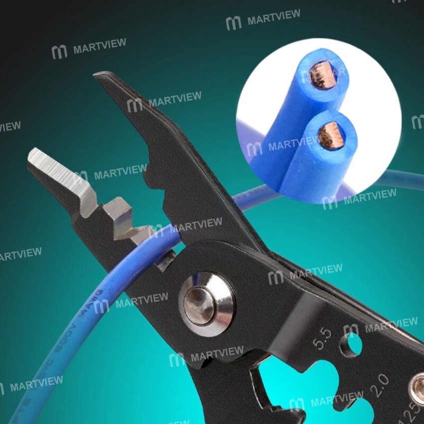 Pro'sKit CP-419 3-in-1 Precision Scissor Stripping Crimping Pliers for AWG 10-30 Cable