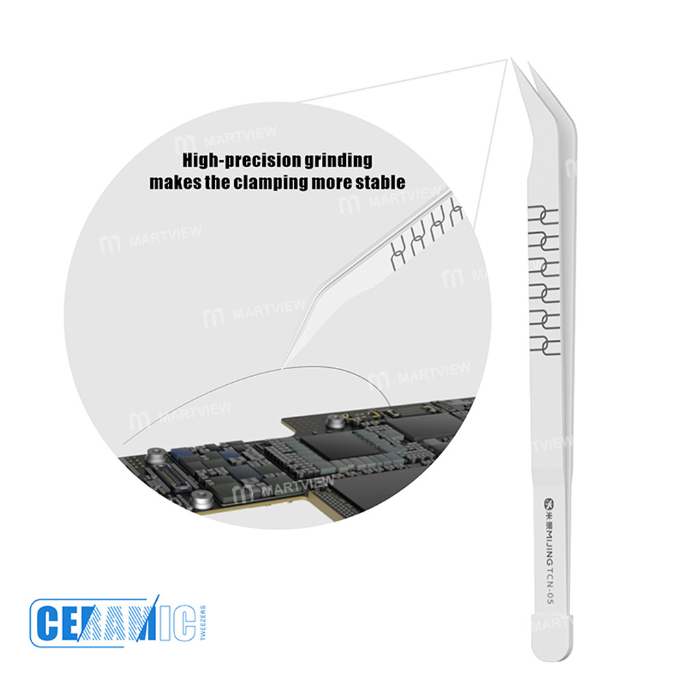 mijing tcn-series-anti-static-non-magnetic-precision-ceramic-tweezers-for-pcb-repair-3