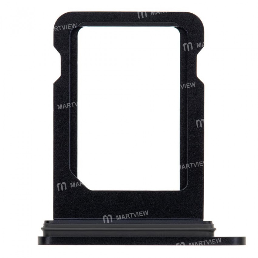 Replacement sim card tray for iPhone 12 mini black