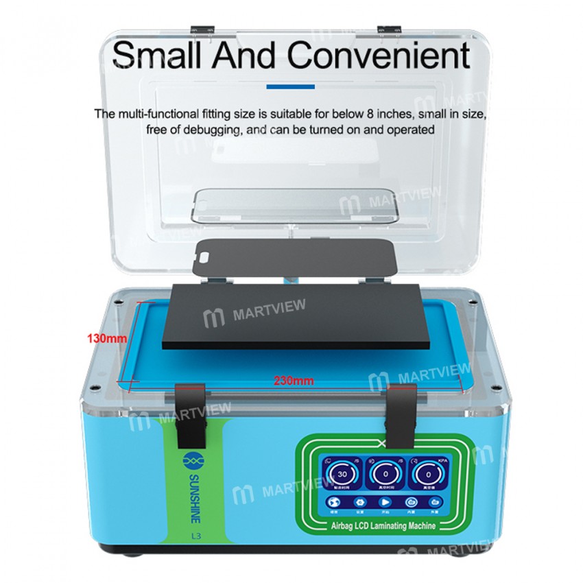 sunshine l3-mini-airbag-lcd-oca-lamination-machine-for-mobile-phone-screen-replacement-13