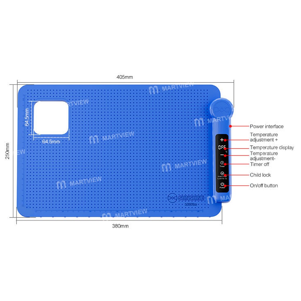 sunshine ls3-plus-17-inch-lcd-screen-intelligent-temperature-control-heating-stage-separator-pad-6