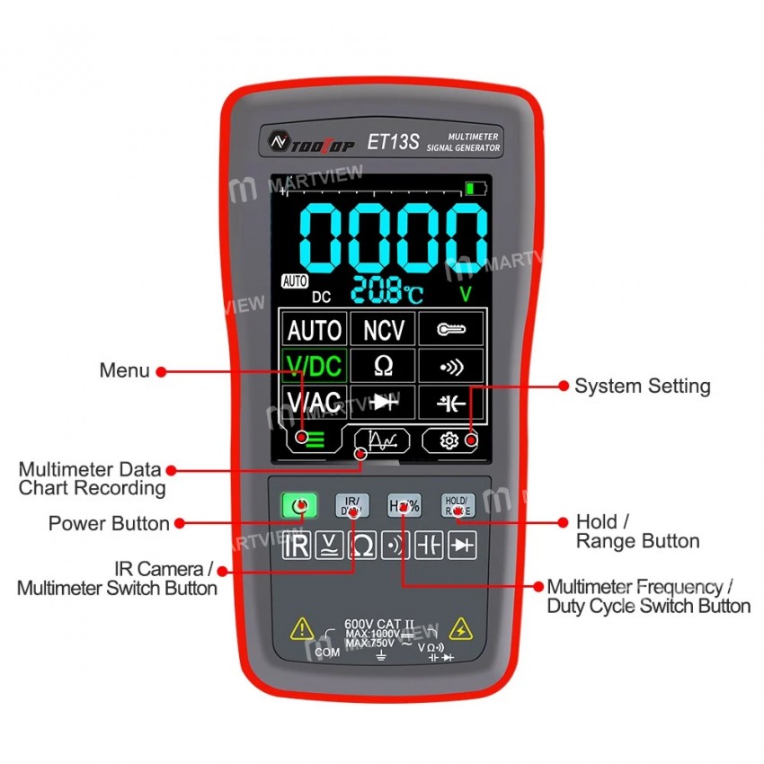 tooltop et13s-2-in-1-550-ir-thermal-imager-multimeter-with-28-incn-touchscreen-5