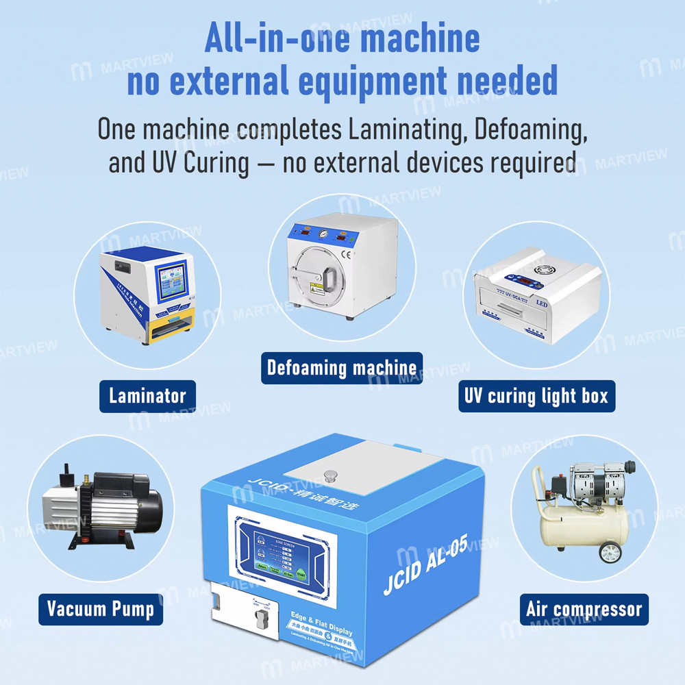 jcid al-05-9-inch-3-in-1-laminating-defoaming--uv-curing-all-in-one-machine-for-edge--flat-screen-3