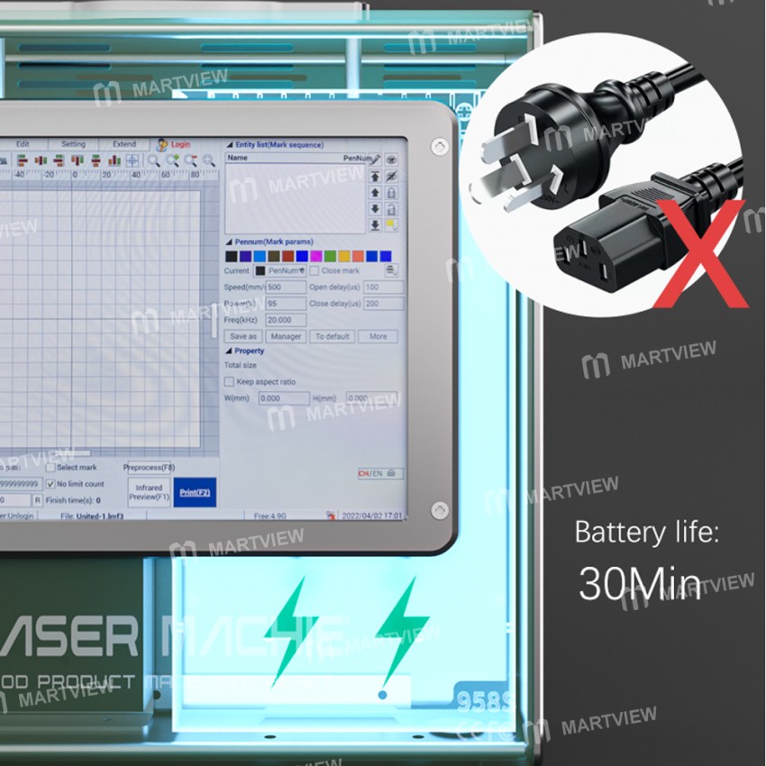 tbk 958s-handheld-portable-20w-diy-laser-printing-engraving-machine-built-in-computer-13