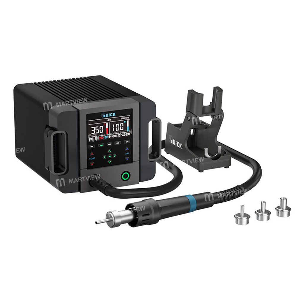 quick 861pro-max-1300w-intelligent-hot-air-rework-station-for-chip-level-repair-pcba-production-supp